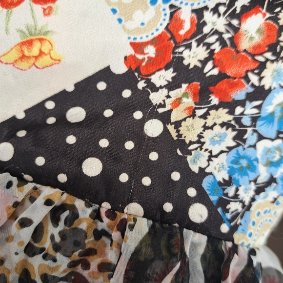 Mixed Pattern Mini Dress - Picture 12 of 12